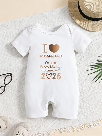 Newborn Baby Summer Bodysuit 100% Cotton Cartoon Romper