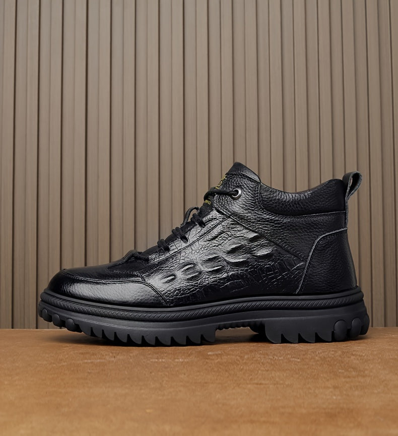 Genuine Leather High-End Plush Comfortable Warm Snow Boots