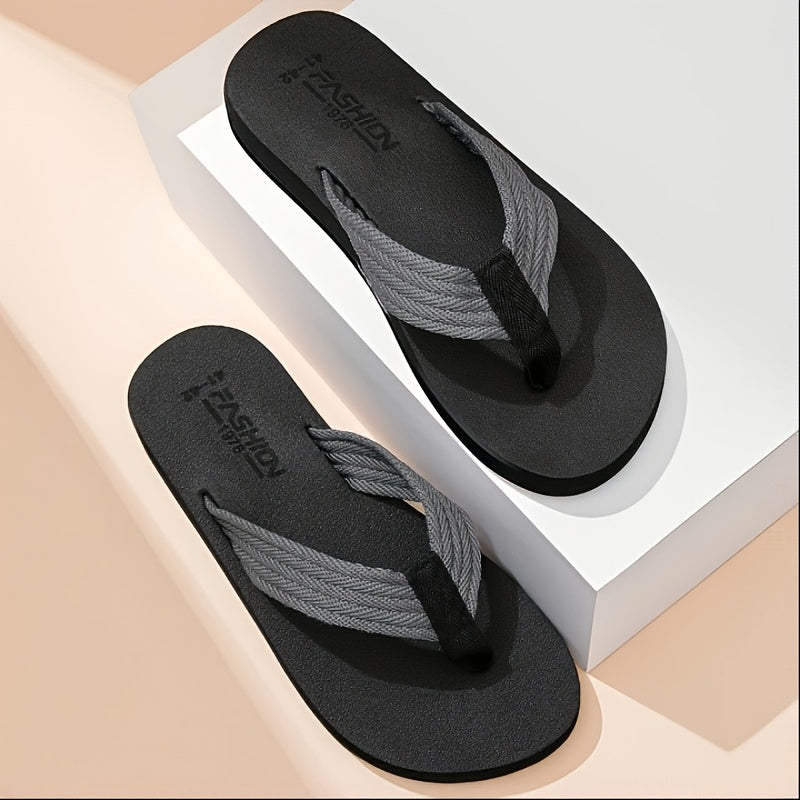 Men's Summer Beach Slippers with Durable EVA Sole