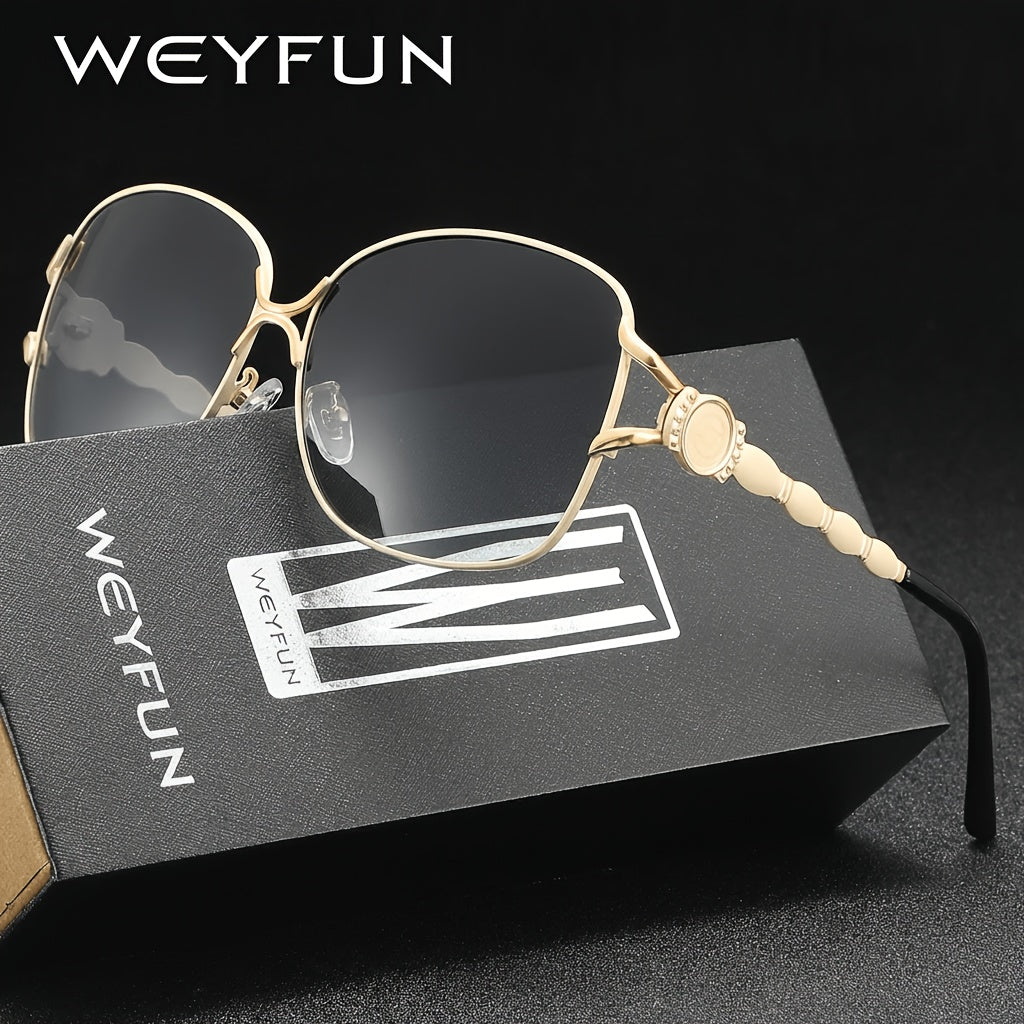 Elegant Women's Oval Sunglasses with UV400 Polarized TAC Lenses