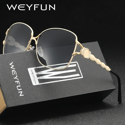 Elegant Women's Oval Sunglasses with UV400 Polarized TAC Lenses