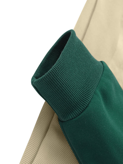 A New Trendy Color-Blocked Hoodie with Raglan Sleeves And Loose-Fitting Cargo Pants Featuring Multiple Pockets, Perfect for Casual Everyday Wear. This Breathable Hoodie And Loose Long Pants Set Comes in a Two-Piece Print Desi