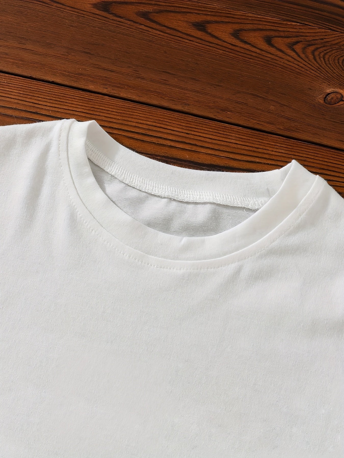 Boys' Casual Cotton Crew Neck Short Sleeve T-Shirt Spring/Summer
