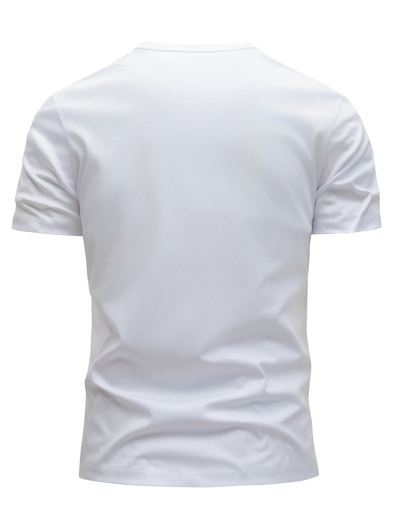 3pcs Men'S Heavyweight 100% Cotton T-Shirts - Breathable Crew Neck Tees, Dark Grey/White/Black Color Options - Everyday Casual & Formal Wear - Soft Everyday Essentials for Men, Cotton T Shirts, Summer Clothing, Classic Fit Te - ayq