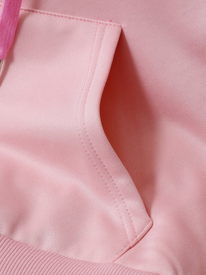 Christmas & Plaid Leopard Print Christmas Tree Pattern Printed Ladies Lined Hoodie, Thick and Warm Polyester Fabric Jacket, Suitable for Casual Composite Warm Clothing for Autumn and Winter Season