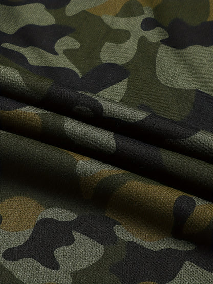 Men'S Camouflage Short Sleeve T-Shirt & Pants Set - Breathable, Quick-Dry Knit Fabric, Casual Style, Regular Fit, Ideal for Outdoor Activities, Hiking, and Fishing, Outdoor Clothing | Casual Style | Comfortable Fit