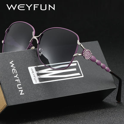 Elegant Women's Oval Sunglasses with UV400 Polarized TAC Lenses