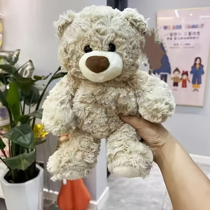 Cute Teddy Bear Plush Toy Deep Brown/Ivory Perfect Valentine's Day or Birthday Gift for Boys and Girls Memorable Keepsake for Car Decor & Gifts