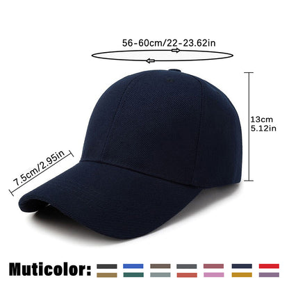 Unisex Lightweight Adjustable Sports Baseball Hat for All Seasons