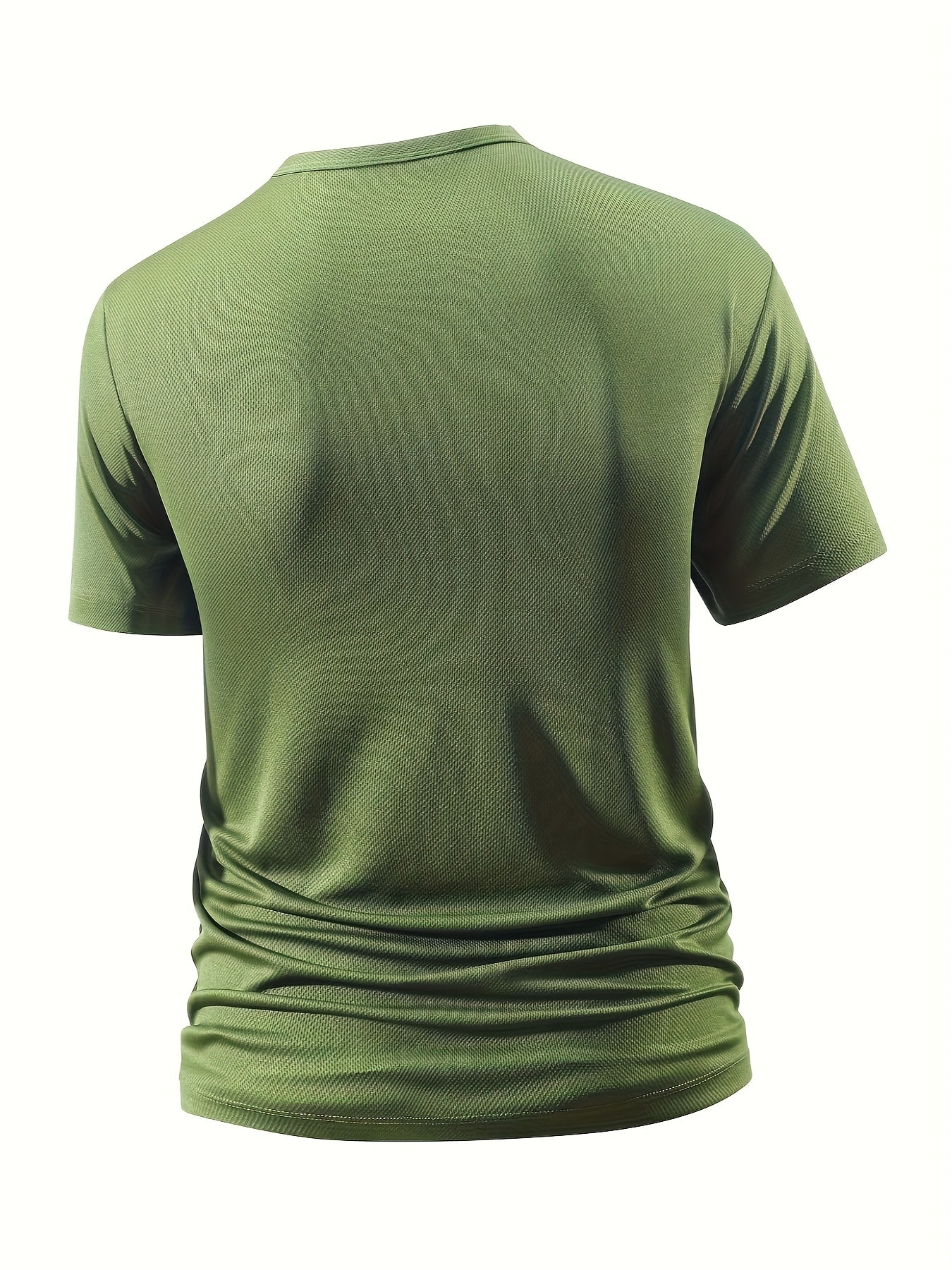Men'S Lightweight  Breathable Quick-Dry T-Shirt - V-Neck, Short Sleeve, Solid Black, Soft Polyester Fabric for Gym, Running, Daily Wear  Outdoor Activities, Workout Clothes