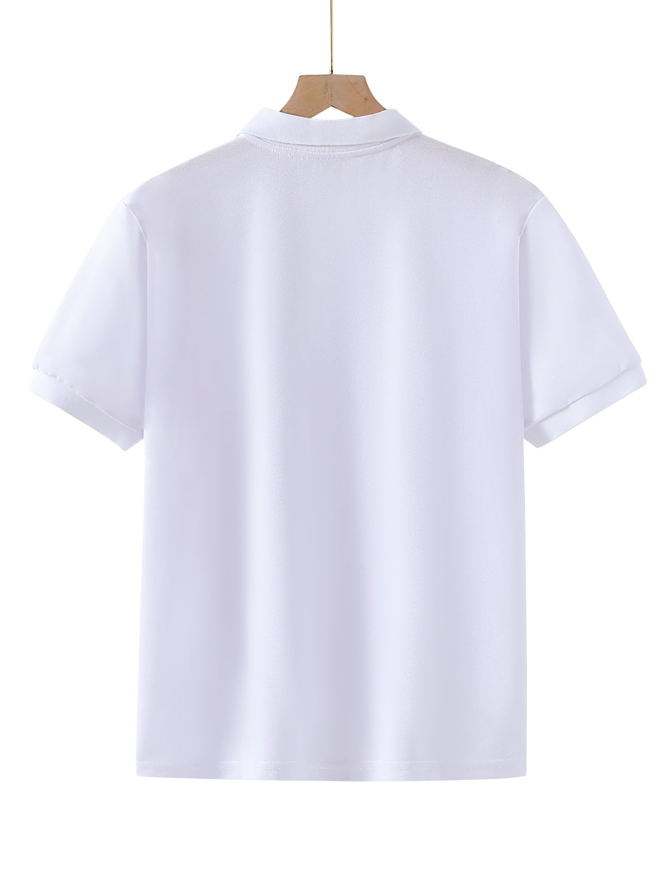 Teen Boys' Summer Casual Polo Shirt with Letter K Print