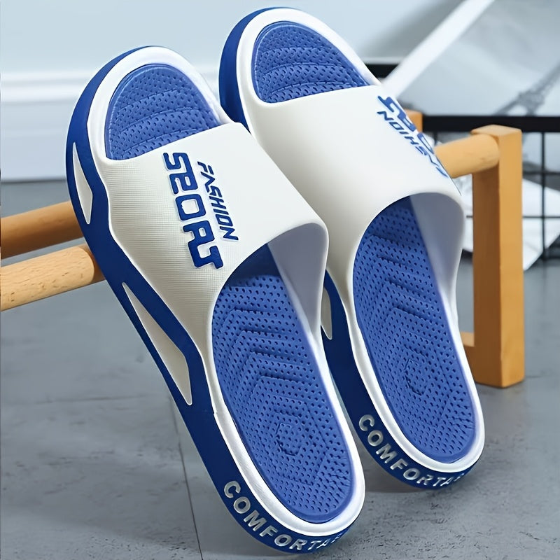 Men’s Sport Graphic Flip-Flops Non-Slip EVA Casual Sandals