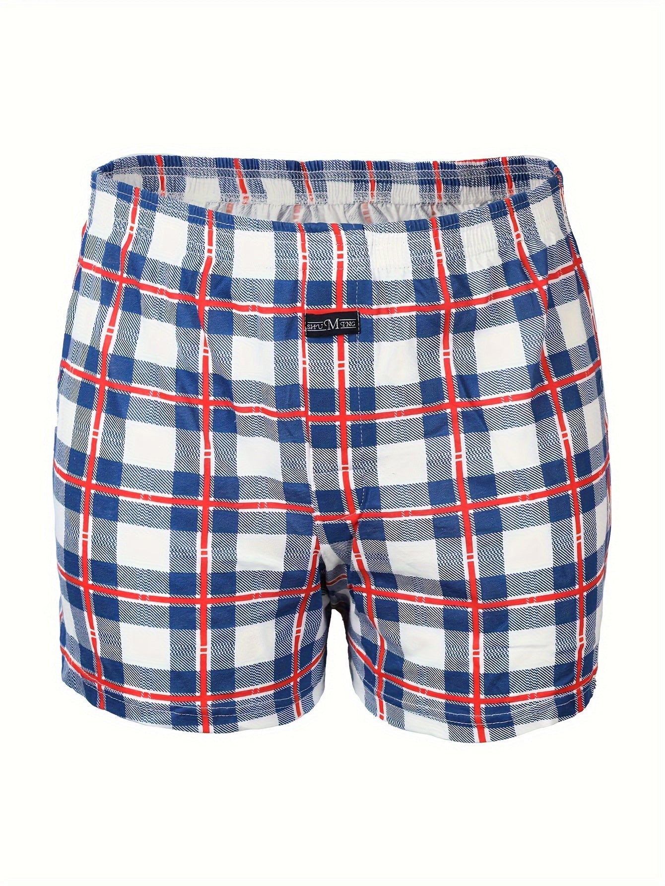 Men's High-Waisted Cotton Boxer Briefs with Button Closure