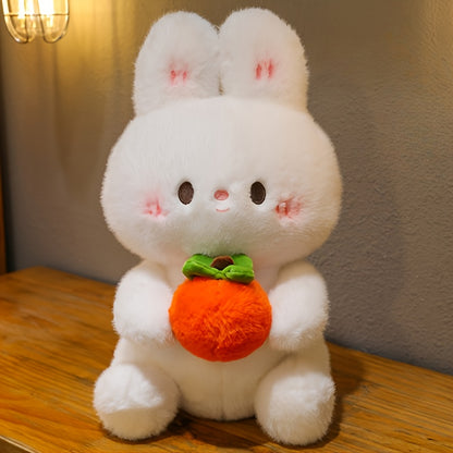 26Cm/10.24In Cute Rabbit Plush Toy Doll Figurine Little White Rabbit Plushie Birthday Gift Decorative Ornament