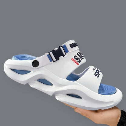 Men's Lightweight Breathable Summer Slippers with Non-Slip Sole