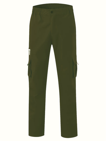 Men's Loose Fit Vintage Cargo Pants with Multiple Pockets