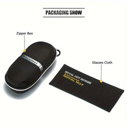 Men's Polarized Reflective Metal Alloy Driving Glasses