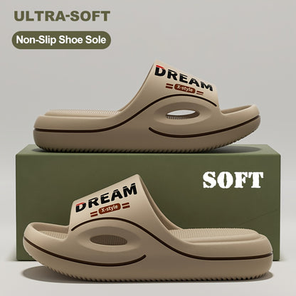 Men's Summer Casual Non-Slip EVA Slippers with Thick Sole