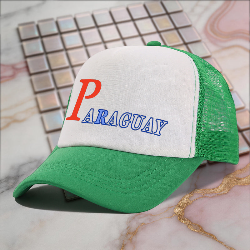 Unisex Lightweight Casual Paraguayan Map Print Hat