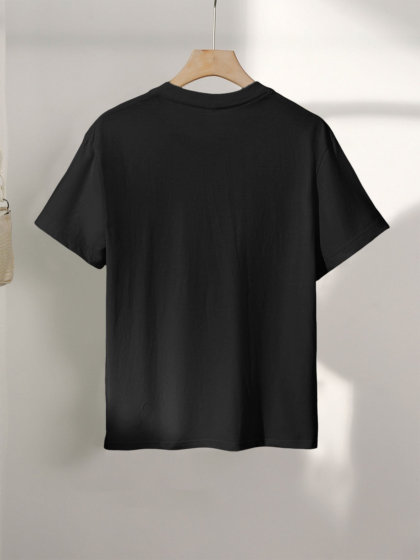 Women's Casual Cotton Graphic Print T-Shirt, Crew Neck