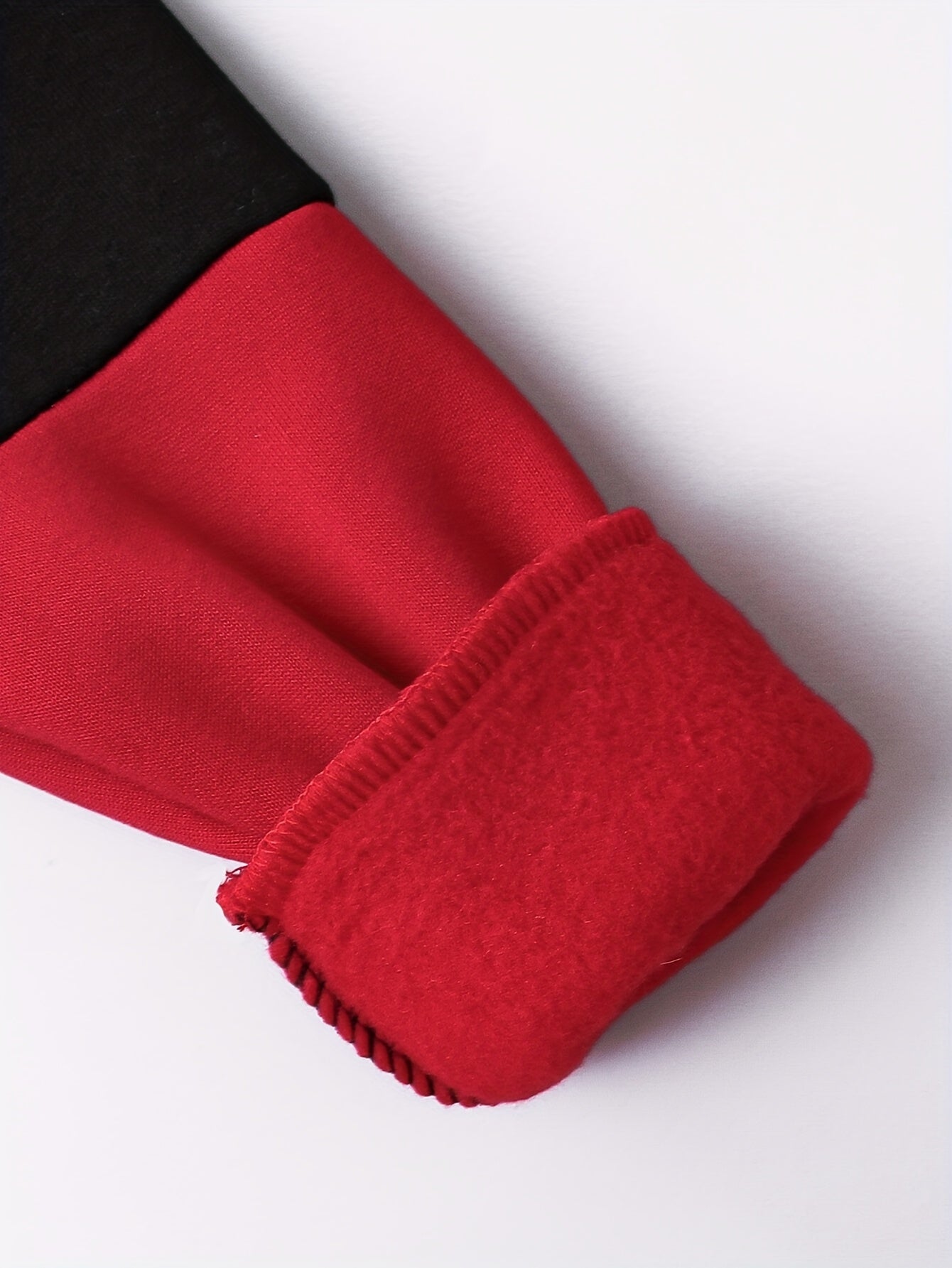 2pcs Boys' Autumn/Winter Fleece-Lined Hooded Zip-Up Jacket and Pants Set with Bird Print, Simple Color Block Design with Pockets, Fashionable Sporty Outfit for Outdoor Activities and Daily Wear, 100% Polyester Knit Stretch Fa