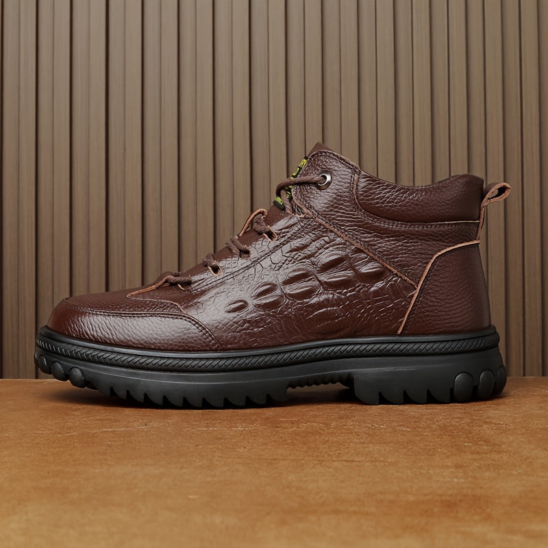 Genuine Leather High-End Plush Comfortable Warm Snow Boots