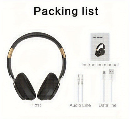 07S Wireless Over-Ear Headphones with Surround Bass, Foldable Design, 400mAh Battery - Wireless Compatible, Supports Wired/TF Card/Radio Modes, Ideal for Sports, Gaming, Photography & More, Wireless Headphones