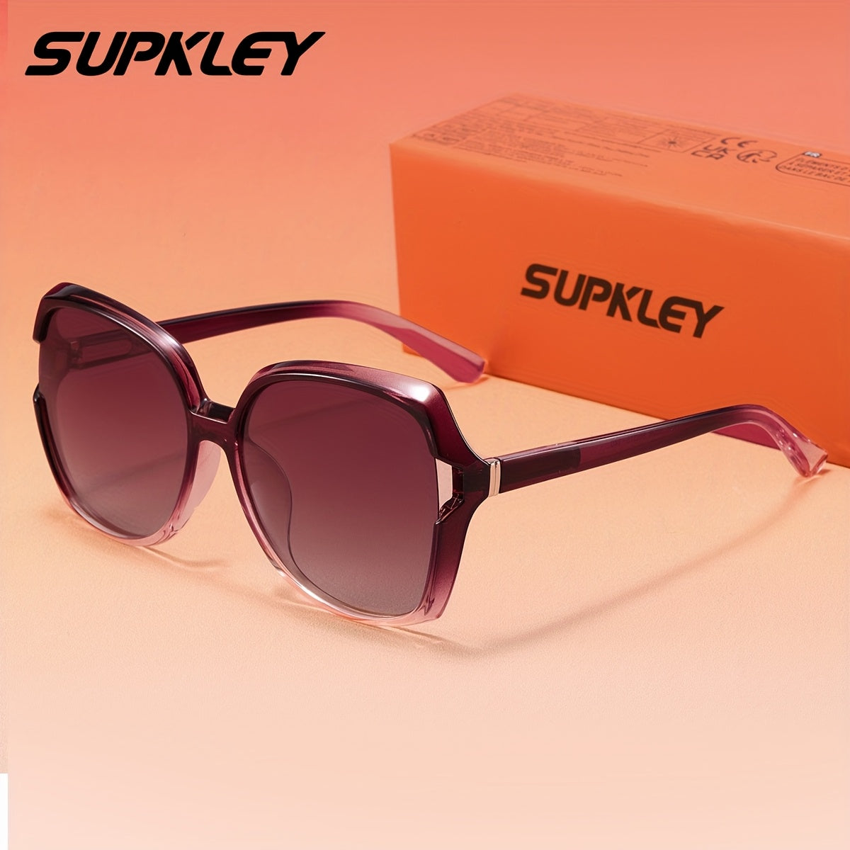 Women's Polarized Oval Sunglasses with TAC UV400 Lenses
