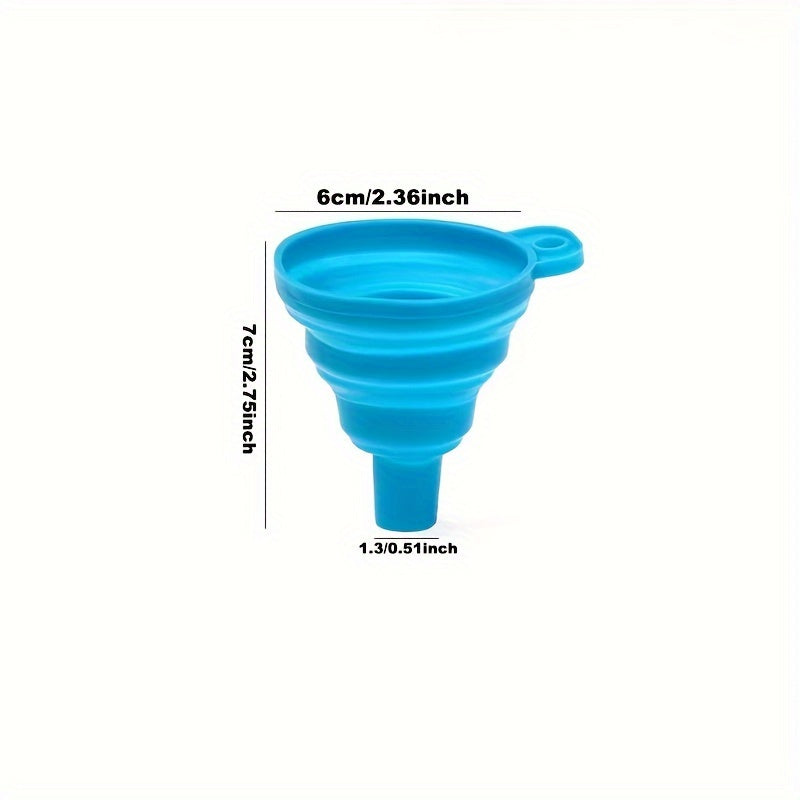 1pc, Multi Functional Outdoor And Household Funnels, Expandable And Portable Foldable Funnels, Space Saving Dispensers Suitable For All Liquid Dispensers, Perfect For Kitchens And Outdoor Small Tools Kitchen Accessories