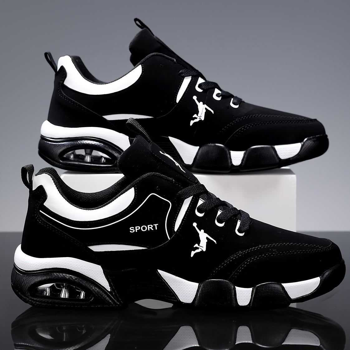 Men's Lightweight Breathable Street Sneakers with EVA Sole
