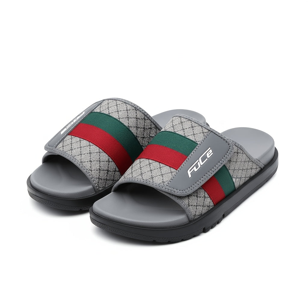 Men's Fashion Sandals with Thick EVA Sole and Floral Upper