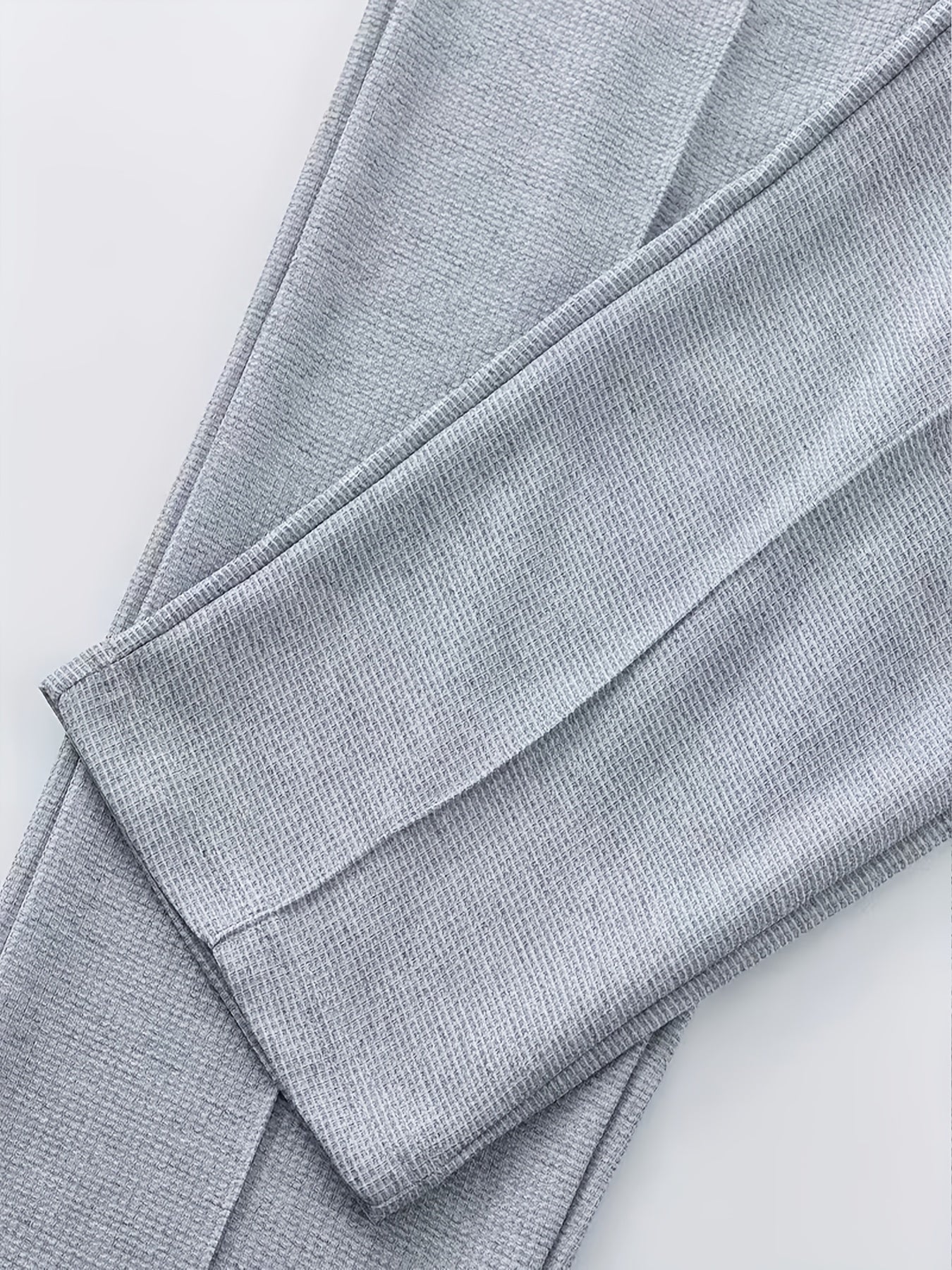 Men's Casual Straight-Leg Knit Sports Pants - Breathable Comfort