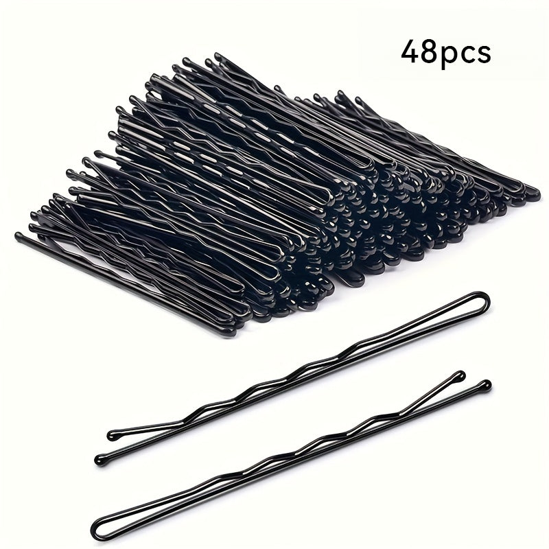 Wavy Alloy Hair Clips for Women - Elegant Styling Accessories