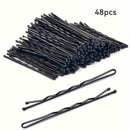 Wavy Alloy Hair Clips for Women - Elegant Styling Accessories