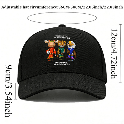 2026 FIFA World Cup Commemorative Baseball Hat for USA, Canada & Mexic