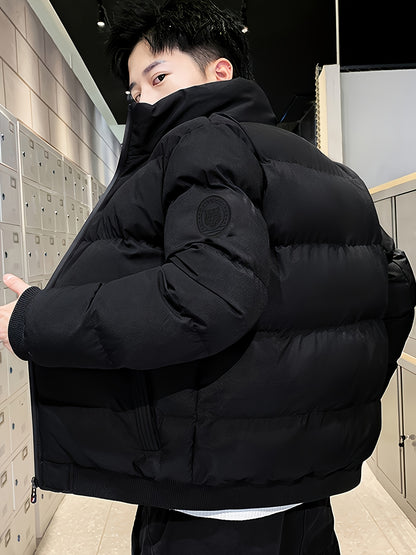 Men's Casual College Style Lightweight Polyester Jacket