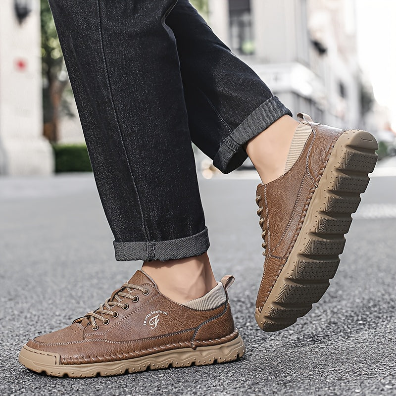 Men's Casual Sneakers Low-Top Loafers for All-Season Wear