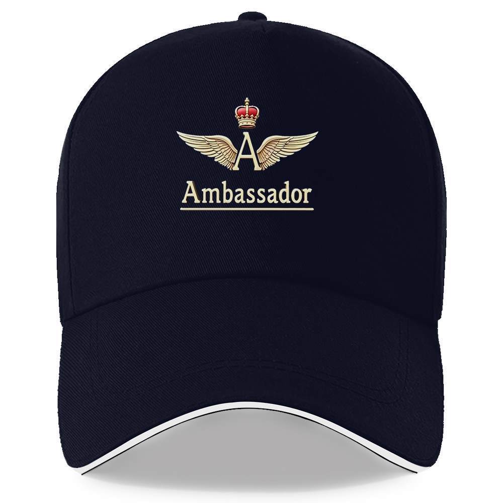 Adjustable Ambassador Emblem Baseball Cap with Crown & Wings
