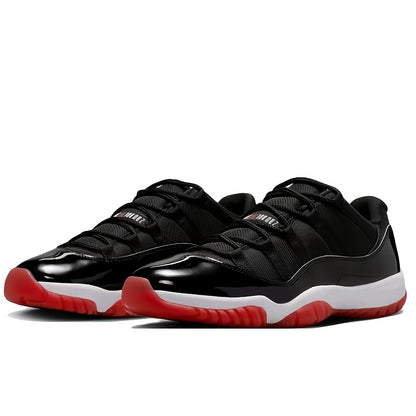 Nike Air Jordan 11 Low Bred Men's Retro Basketball Sneakers