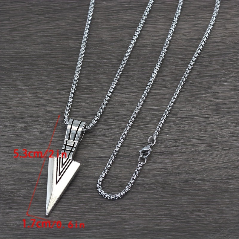 3 Pieces Of Men's Viking Necklace - Viking Hammer Nordic Compass Celtic Knot Wolf Axe Pendant Nordic Amulet Pendant Necklace Holiday Jewelry Gift