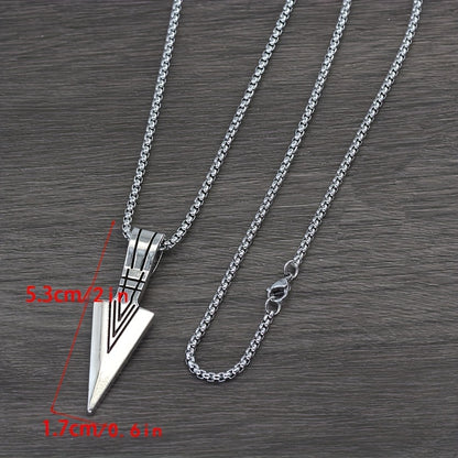 3 Pieces Of Men's Viking Necklace - Viking Hammer Nordic Compass Celtic Knot Wolf Axe Pendant Nordic Amulet Pendant Necklace Holiday Jewelry Gift