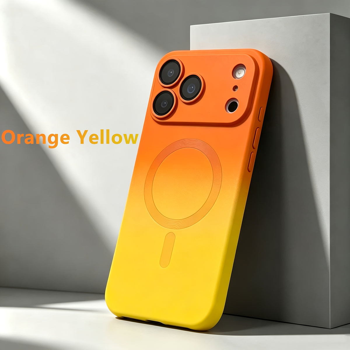 Luxury Magnetic Gradient Phone Case with Lens Protector for iPhone