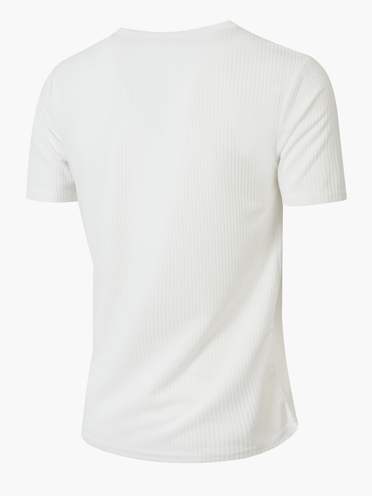 Men's Slim V-Neck Casual Short Sleeve T-Shirt for Summer