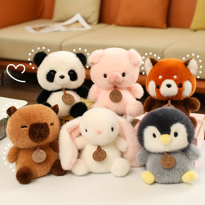 Cute Animal Plush Toys Kawaii Cartoon Figure Soft Filling Doll Adorable Desk Companion Plush Toys Home Decor Holiday Halloween Christmas and Birthday Popular Gifts for Friends and Family