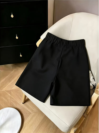 Women's Casual Wide-Leg Office Shorts for Spring-Summer