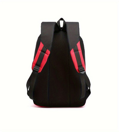 Durable Oxford Fabric Backpack - Spacious, Breathable, Adjustable Strap, Laptop Compartment, Ideal for Hiking, Camping, Travel, School  Work - High 46cm, Long 32cm, Thick 19cm, School Backpack   Adjustable Strap Backpack   D