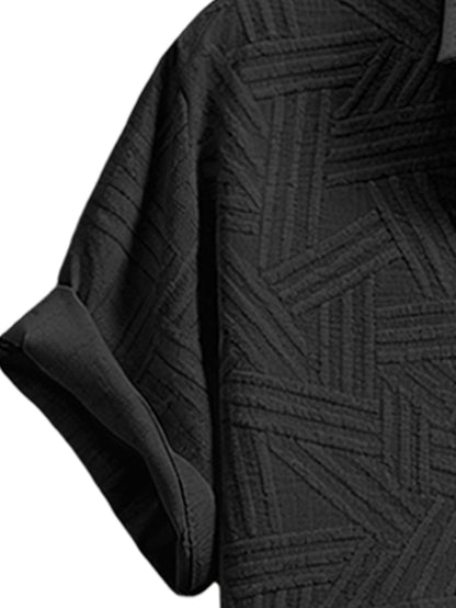 Men's Casual Shirt and Pants Set, Lightweight Summer Essentials