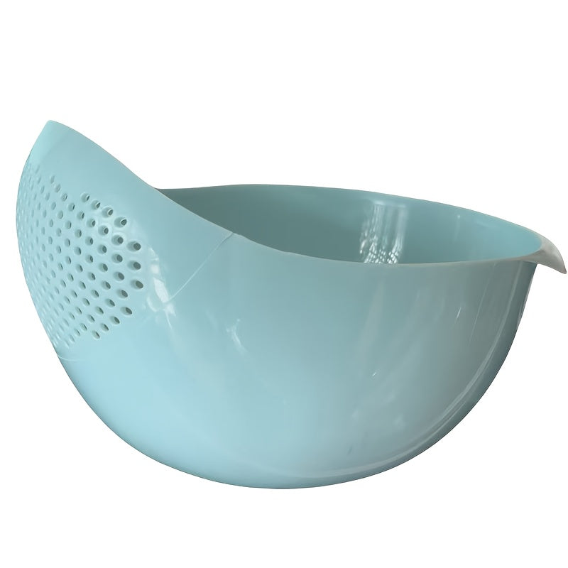 1/2/3pcs Storage Basket, Multifunctional Laundry Basket, Modern Food Drain Basket, Fruits, Vegetables, Rice And Grains, Kitchen Organizer And Storage Cabinet, Kitchen Accessories