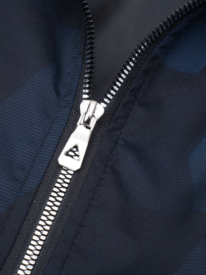 Men'S Camo Baseball Jacket - Full-Body Print Outdoor Sports Coat with Zipper Closure, Regular Fit Casual Preppy Style, Polyester Lining & Non-Stretch Fabric for Spring & Year-Round Wear, Durable Fabric Coat, Active Lifestyle,