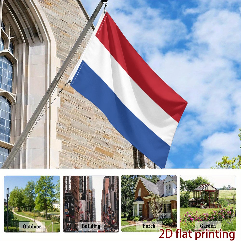 Dutch Flag Polyester Fan Support Flag for Sports & Events